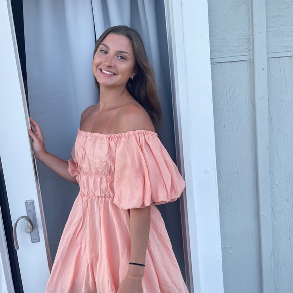 VERGE GIRL Off The Shoulder Babydoll Dress - Picture 2 of 2